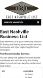 Mobile Screenshot of eastnashvillelist.com